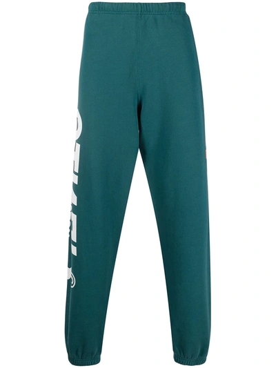 Heron Preston Blue 'style' Lounge Pants In Green