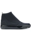Marni Slip-on Boots In Z1n99 Black/black