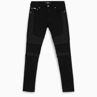 Represent Black Biker Jeans