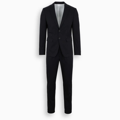 Dsquared2 Navy Single-breasted Suit In Blue