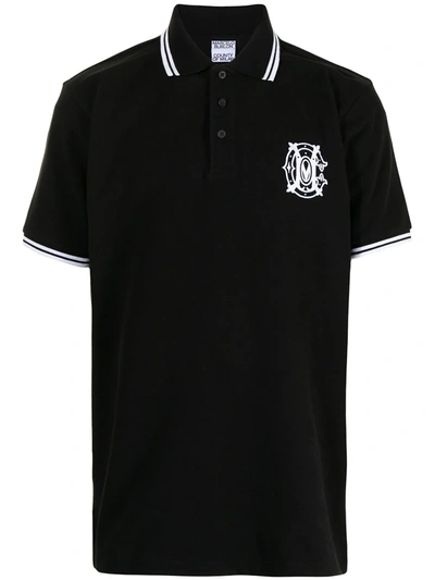 Marcelo Burlon County Of Milan Marcelo Burlon Men's Cmgb004r21jer0011001 Black Cotton Polo Shirt