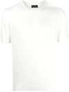 Roberto Collina Short-sleeved Cotton T-shirt In White