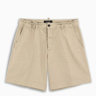 Dsquared2 Stretch Beige Shorts