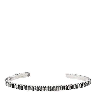 Emanuele Bicocchi Rigid Cuff Bracelet In Silver In Metal