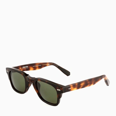 Movitra Federico C12 Green Sunglasses In Brown