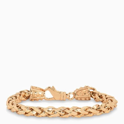 Emanuele Bicocchi Gold Plated Espiga Chain Bracelet In Metal