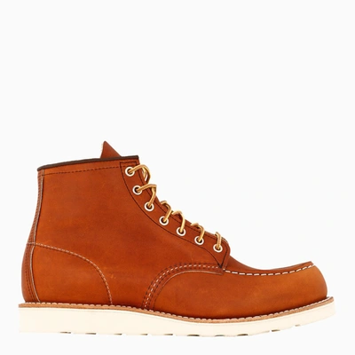Redwing Camel Classic Moc Ankle Boot In Brown
