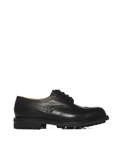 Church's Black Brogue-leather Mcpherson Derby Shoes