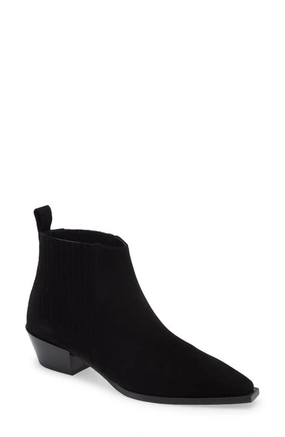 Aeyde Black Bea Ankle Boots In Black Suede