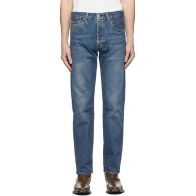 Levi's Levis Blue 501 93 Straight Jeans In Blues