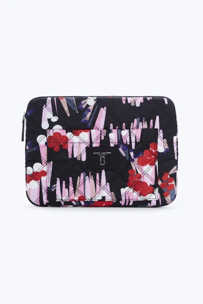 Marc Jacobs 13" Knot Crystal Spot Computer Case In Black Multi