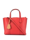 Tory Burch Perry Small Tote Bag In Red