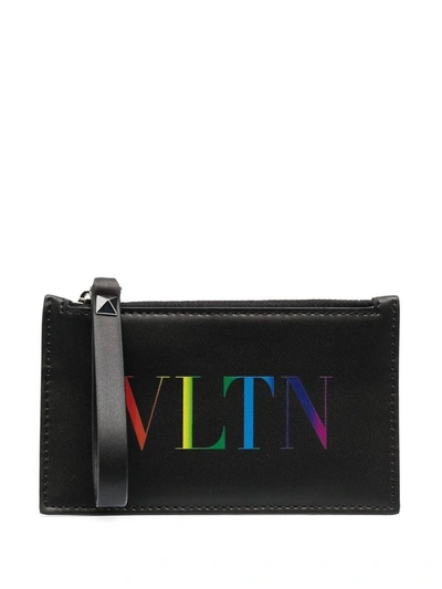 Valentino Garavani Valentino Men's Black Leather Wallet