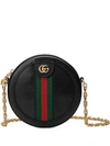Gucci Ophidia Mini Shoulder Bag In Black
