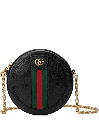 Gucci Ophidia Mini Shoulder Bag In Black