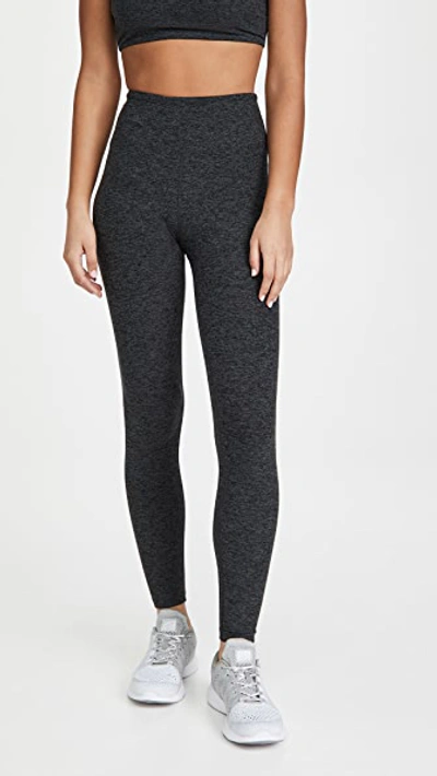 Year Of Ours Yoga Leggings In Charcoal