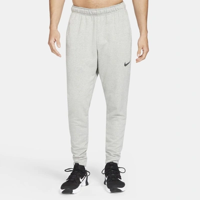 Nike Men's Dry Dri-fit Taper Fitness Fleece Pants In Grey