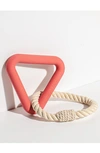 Wild One Triangle Tug Dog Toy In Red