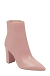 Marc Fisher Ltd Ulani Pointy Toe Bootie In Light Pink Leather
