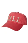 Billabong Surf Club Baseball Cap In Vintage Red