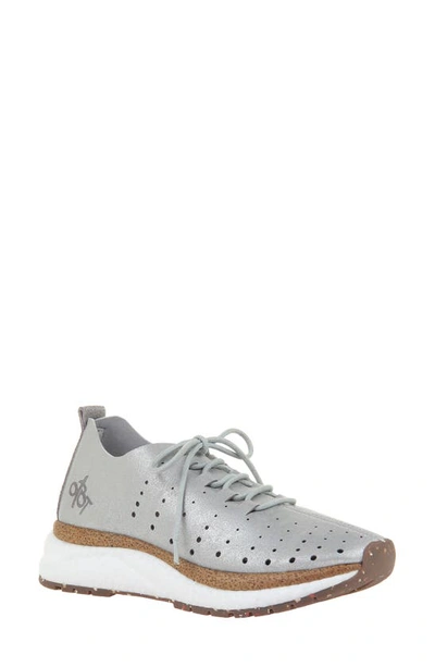 Otbt Alstead Perforated Trainer In Grey