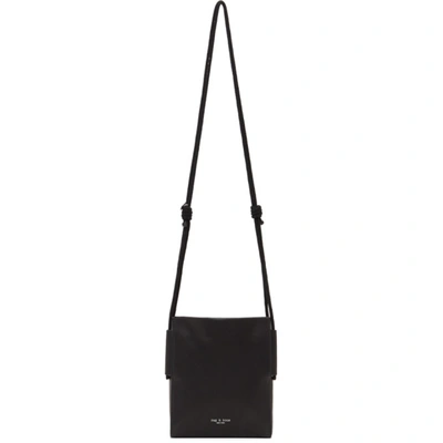 Rag & Bone Passport Knotted Crossbody Bag In Blk