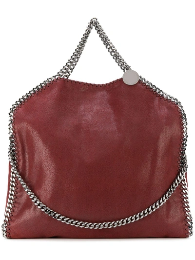 Stella Mccartney Large Falabella Tote In Red