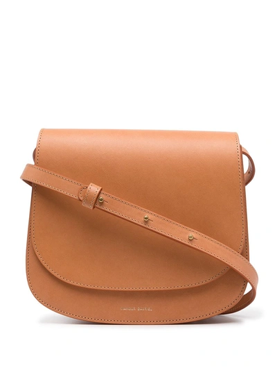 Mansur Gavriel Classic Shoulder Bag In Cammello