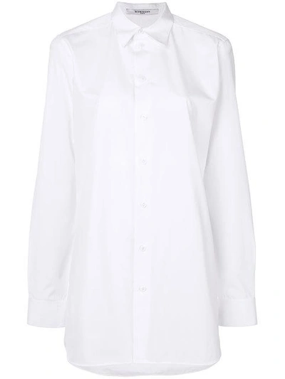 Givenchy Oversized Long Sleeve Shirt - White