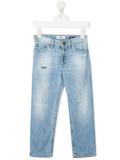 Dondup Kids' Light Blue Surie Jeans For Girl In Unica