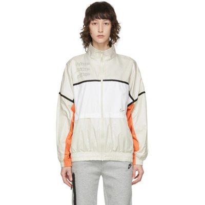 Nike Off-white Sportswear Archive Remix Jacket In 072 Cream