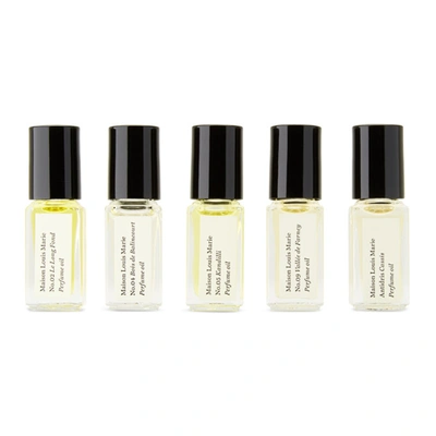 Maison Louis Marie Perfume Oil Discovery Set, 5 X 3 ml In N/a