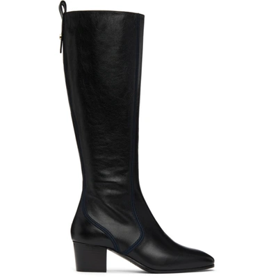 Chloé Black Goldee Tall Boots In 001 Black