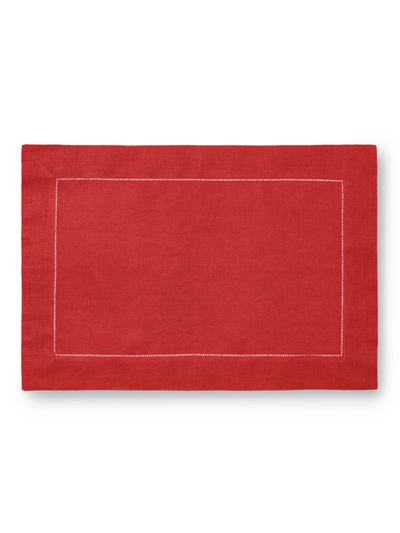 Sferra Festival 4-piece Linen Placemat Set In Red