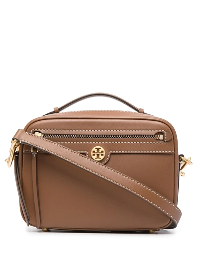 Jual TORY BURCH Tory Burch T Monogram Leather Camera Bag Moose Original  2023