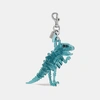 Coach Lucite Rexy Bag Charm In River/black