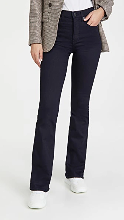 Veronica Beard Jean Beverly High Rise Skinny Flare Jeans In Indigo