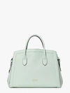 Kate Spade Knott Large Leather Satchel In Parchment