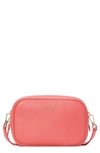 Kate Spade Astrid Medium Pebbled Leather Camera Bag In Peach Melba