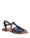 Kate Spade Wonder Leather Ankle-strap Sandals In Blazer Blue