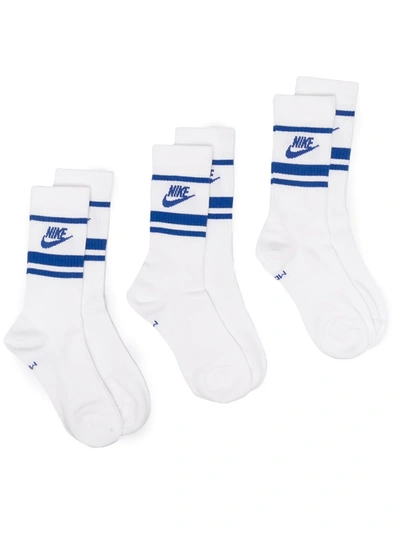 Nike Sportswear Essential Crew Socks In White