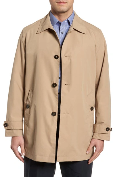 Cole Haan Signature Raincoat In Khaki