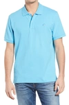 Southern Tide Skipjack Micro Piqué Stretch Cotton Polo In Shoreline Blue