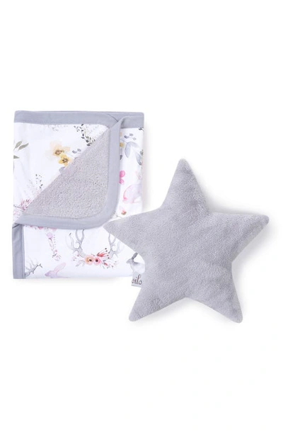 Oilo Fawn Cuddle Blanket & Star Pillow Set