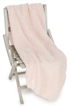 Barefoot Dreamsr Barefoot Dreams Waffle Knit Baby Blanket In Heathered Pink