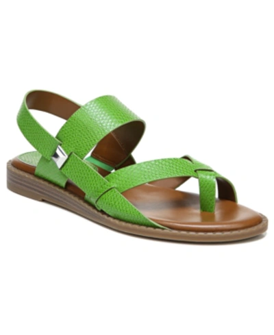 Franco Sarto Glenni Sandal In Green Apple Faux Leather | ModeSens