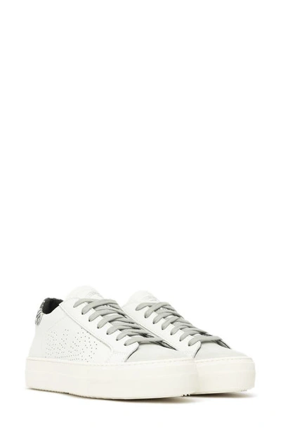 P448 Thea Sneaker In Leo/ White/ White