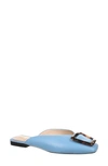 Sam Edelman Lavina Mule In Blue Leather