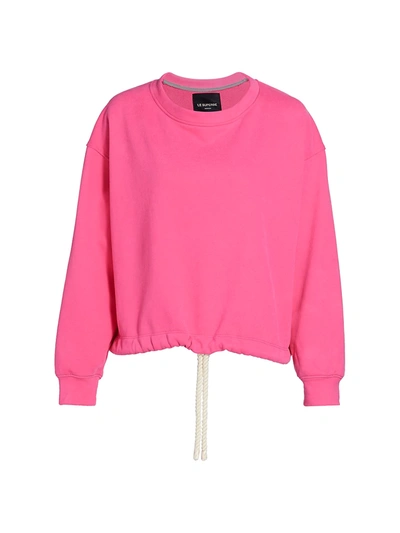 Le Superbe The Champ Sweatshirt In Hot Pink