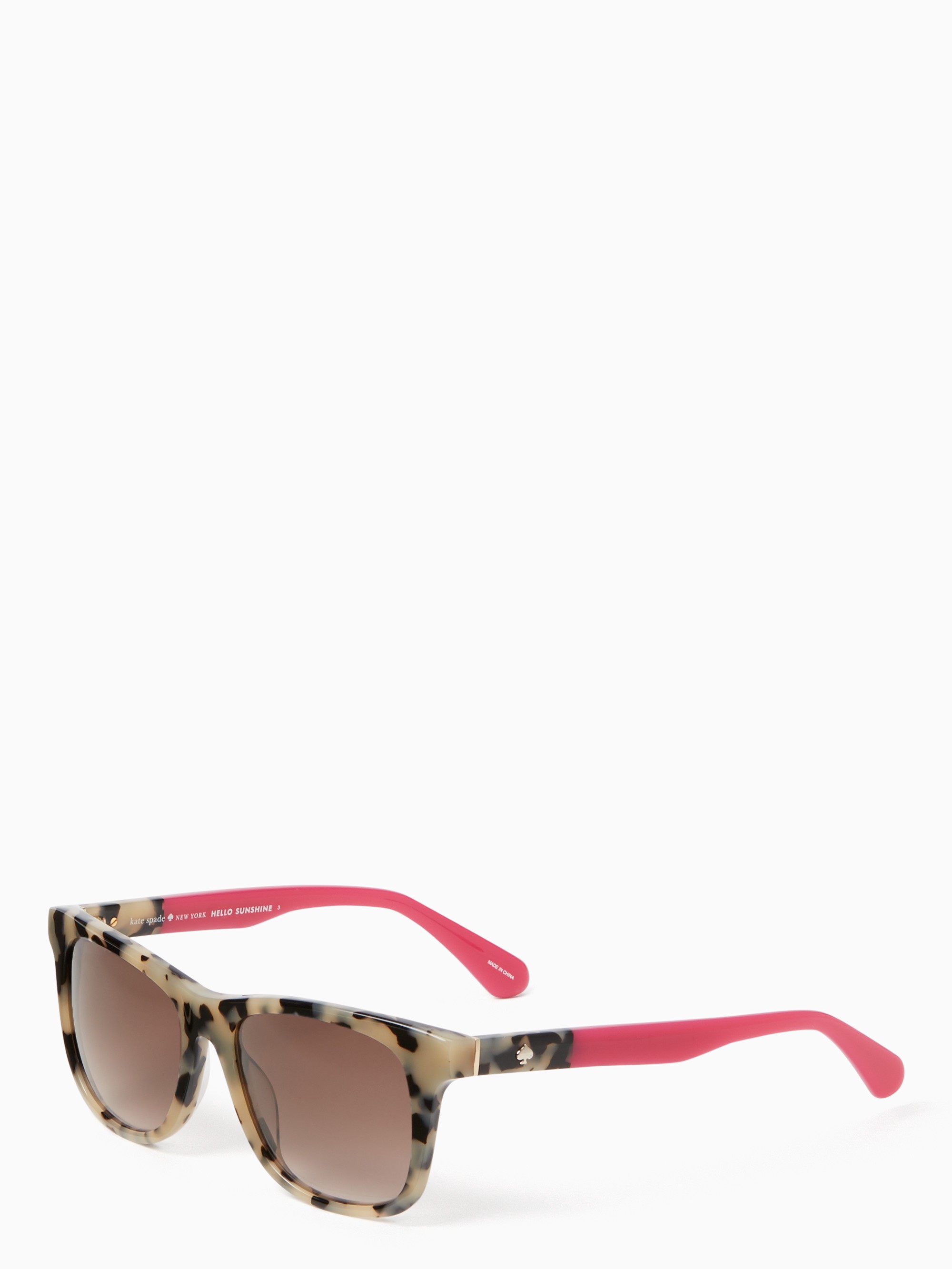 Kate Spade Charmine Sunglasses In Havana Pink ModeSens